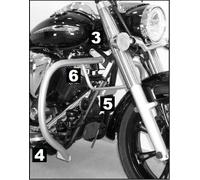 Yamaha XVS950A Midnight Star (From 2009) Engine Guard - Chrome BY HEPCO & BECKER