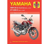 Yamaha YBR125 (05 - 16) & XT125R/X (05 - 09) Haynes Repair Manual (Paperback)