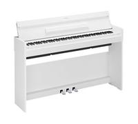 YAMAHA YDP-S36 Digital Piano - 88 Weighted Keys GHS Keyboard, CFX Concert Grand Voice, Slim Design, Bluetooth, 3 Pedals, Ideal For Home And Beginners - White