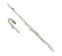 Yamaha YFL212 Student Flute Closed Hole Curved & Straight Head