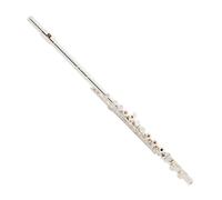 Yamaha YFL372 Student Model Flute Silver Head Open Hole