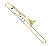 Yamaha YSL-882O Xeno Custom Bb/F Trombone Yellow Brass Bell Open Wrap