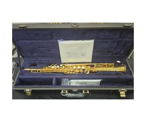 Yamaha YSS-82ZR Custom Z Soprano Saxophone Curved Gold Lacquer Pro