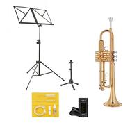 Yamaha YTR2330 Student Trumpet Beginners Pack Gold Lacquer