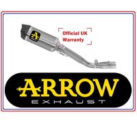 Yamaha YZF-R1 17-20 Arrow Ti Half Exhaust System + Ti/Carbon Silencer - Track