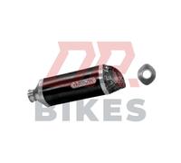 Yamaha YZF R6 2006-2016 Arrow Street Thunder aluminium Dark silencer for stock c