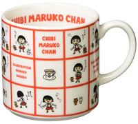 山加商店 Yamakasyoten CM33-11 Chibi Maruko-chan Mug, Approx. 11.8 fl oz (350 ml), 35th Anniversary, Comic, Made in Japan