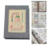 Yamaler Sewing Book for Beginners & Enthusiasts, 86 Embroidery Stitches, DIY Travel Sewing Kit Guide, Creative Embroidery Stitches Books for Skill Building (1 Sewing Book)