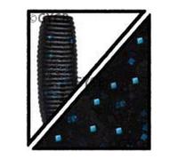 YAMAMOTO Pro Senko 5", Black w/large blue