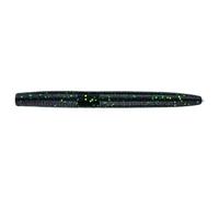 Yamamoto Senko 4", Blue Black w/large chartreuse