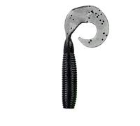 YAMAMOTO Single Tail Grub 5", Smoke w/large black