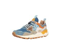 Yamano Suede Trainers Azure/Sage 8 UK