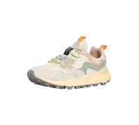Yamano Suede Trainers Off White/Sage 9 UK