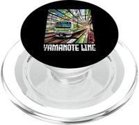 Yamanote Line Tokyo Japan Train Japanese Kanji Souvenir PopSockets PopGrip for MagSafe