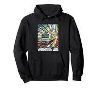 Yamanote Line Tokyo Japan Train Japanese Kanji Souvenir Pullover Hoodie