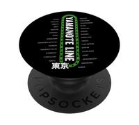 Yamanote Line Tokyo Train Otaku Souvenir Harajuku Shibuya PopSockets Adhesive PopGrip
