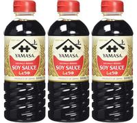 Yamasa Dark Soy Sauce 500ml (Pack of 3) | Premium Japanese Dark Soy Sauce | Naturally Brewed Umami Flavor | Ideal for Cooking, Marinades, Sushi, Stir-Fries & Traditional Japanese Dishes