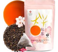 YAMASAN KYOTO UJI Sakura Black Tea Bags Cherry Blossom 15 Pack