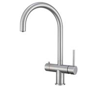 Yamataro 3 in 1 Boiling Water Tap Instant Hot Water Tap for Kitchen with Boiling Hot and Cold Water Outputs Stainless Steel Childlock Boiling Tap Only (Boiler and Filter Not Included)