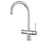 Yamataro 3in1 Boiling Water Tap Instant Hot Water Tap Hot Cold Filtered Boiling Water Kitchen Faucet Stainless Steel Mirror Polishing (Without Boiler and Filter)