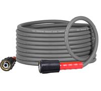 YAMATIC Super Flexible Pressure Washer Hose 7.6M/25FT x 1/4", M22 Kink Resistant Power Washer Hose Replacement for Flexzilla Uberflex Ryobi Troy Bilt Honda,Leak-Free M22 Fittings(3200 PSI/220 Bar)