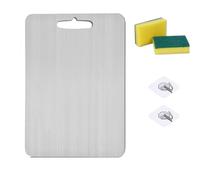 Yamato Titanium Chopping Board - Double-Sided Food Grade Meat, Fruit & Vegetable Cutting Board (S-29x20cm)