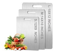 Yamato Titanium Chopping Board - Pure Double-Sided, Small, Kitchen Food Grade