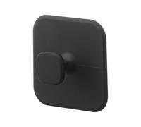 Yamazaki 1843 Magnet, Sanitary Silicone Sponge, Black, W 3.0 x D 3.0 x H 1.2 inches (7.5 x 7.5 x 3 cm), Tower, Floating Storage, Washbasin, Cleaning