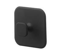 Yamazaki 1843 Magnet, Sanitary Silicone Sponge, Black, W 3.0 x D 3.0 x H 1.2 inches (7.5 x 7.5 x 3 cm), Tower, Floating Storage, Washbasin, Cleaning