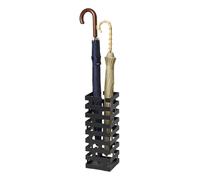 Yamazaki 2363 BRICK Umbrella Stand Square, Black, Steel, Minimalist Design, 15 x 15 x 43 cm (LxWxH)