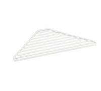 YAMAZAKI Home Corner Sink Steel | Drainer Tray, Alloy, White, One Size