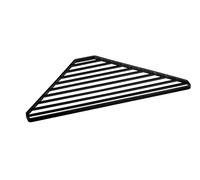 YAMAZAKI 2505 TOWER Sink Corner Drainer, black, Steel, Minimalist, 30 x 15 x 0.8 cm