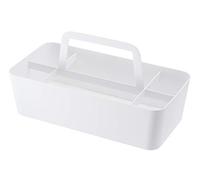 Yamazaki 2725 TOWER Tool Box, white, Steel/Silicone, Minimalist, 30 x 15 x 15 cm