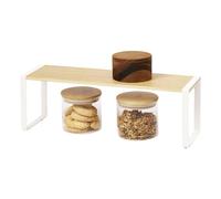 Yamazaki Rack, Powder-coated steel, Ash wood, White, One Size