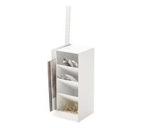 Yamazaki 3319 TOWER Pen Stand, white, Steel, Minimalist, 9 x 9 x 20 cm
