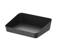 Yamazaki 4220 TOWER Amenity Tray M, Black, Steel, Minimalist Design, 17.5 x 13.5 x 5 cm (LxWxH)