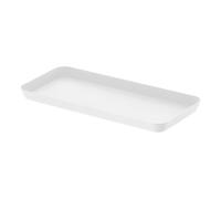 Yamazaki 4221 TOWER Amenity Tray L, white, Steel, Minimalist, 22 x 10 x 1.5 cm