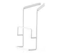YAMAZAKI Home Faucet-Hanging Kitchen Organizer Sink Rack Basket | Steel | Sponge Holder, White, One Size