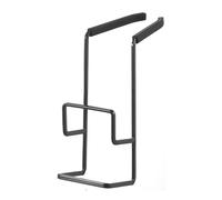 YAMAZAKI Home Faucet-Hanging Kitchen Organizer Sink Rack Basket | Steel | Sponge Holder, Black, One Size