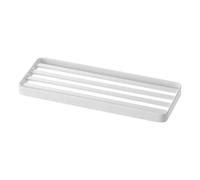 Yamazaki 4805 TOWER Sanitary Tray, White, Steel, Minimalist Design, 24 x 9 x 1.5 cm (LxWxH)