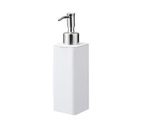 YAMAZAKI Hand soap Dispenser with Pump, Acrylonitrile Butadiene Styrene (ABS), White, One Size