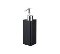 Yamazaki 4830 TOWER Dispenser Slim, black, ABS Resin, Minimalist, 5.5 x 7 x 19.5 cm