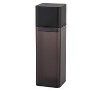 YAMAZAKI 4843 TOWER Seasoning Bottle, black, ABS Resin/Polypropylene, Minimalist, 5.5 x 5.7 x 17.2 cm