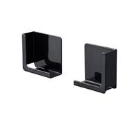 YAMAZAKI 4985 TOWER Magnetic Tablet Holder, black, Steel, Minimalist, 5 x 2.5 x 5 cm