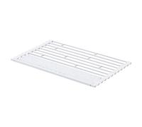 YAMAZAKI 5057 TOWER Foldable Drainer, white, Steel/Silicone, Minimalist, 42 x 26 x 0.8 cm