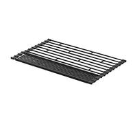 YAMAZAKI 5058 TOWER Foldable Drainer, black, Steel/Silicone, Minimalist, 42 x 26 x 0.8 cm