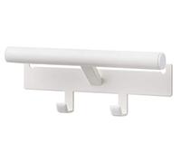 YAMAZAKI 5316 Tower Backpack Hanger, White, Steel/Polypropylene, Minimalist, 26 x 6.5 x 10.5 cm