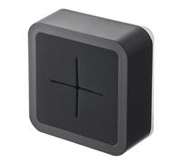 YAMAZAKI 5630 Tower Film Hook Towel Holder, Black, ABS Resin/Silicone, Minimalist, 5.5 x 2.3 x 5.5 cm
