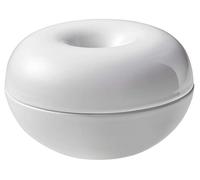 Yamazaki 5740 TOWER Ceramic Air Freshener Bowl, White, Ceramic, Minimalist Design, 9.5 x 9.5 x 6 cm (LxWxH)