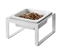 Yamazaki 5816 Tower Single Bowl 300 ml White Steel/Ceramic Minimalist Design